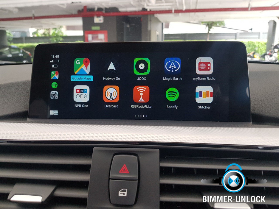 BMW F30 330e Coding Carplay Full Screen and Screen Mirror Full Screen